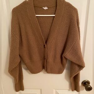 Women’s brown cardigan